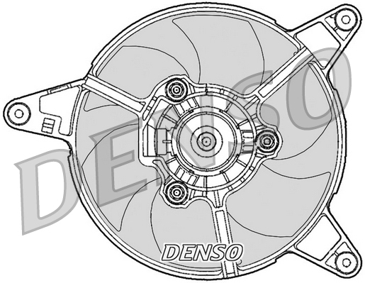 Ventilator, radiator DER09090 DENSO