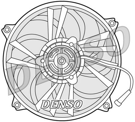 Ventilator, radiator DER21014 DENSO