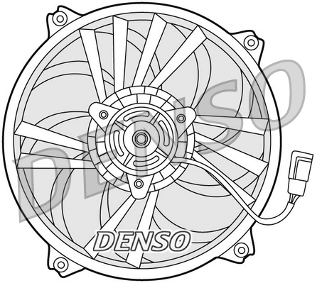 Ventilator, radiator DER21015 DENSO