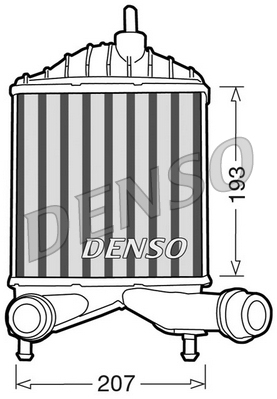 Intercooler, compresor DIT09101 DENSO
