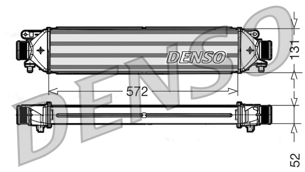 Intercooler, compresor DIT09109 DENSO