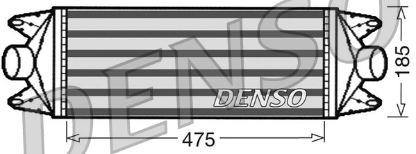 Intercooler, compresor DIT12001 DENSO