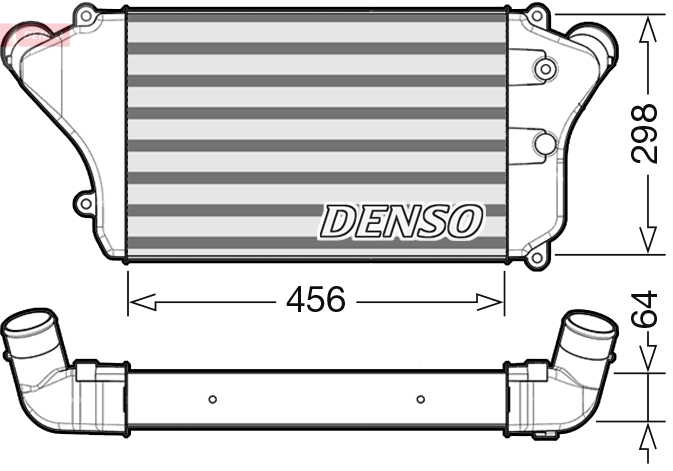 Intercooler, compresor DIT45005 DENSO