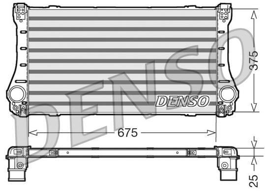 Intercooler, compresor DIT50006 DENSO