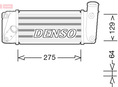 Intercooler, compresor DIT50009 DENSO