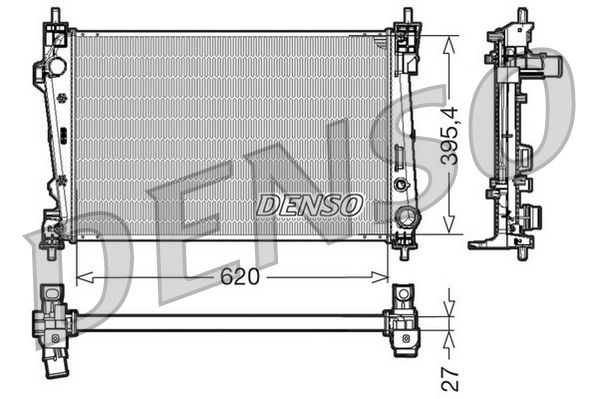 Radiator, racire motor DRM01006 DENSO