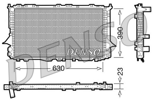 Radiator, racire motor DRM02002 DENSO