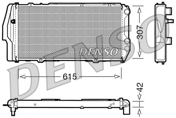 Radiator, racire motor DRM02003 DENSO