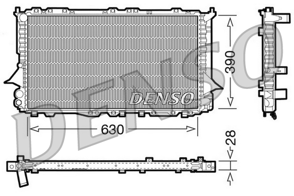 Radiator, racire motor DRM02005 DENSO