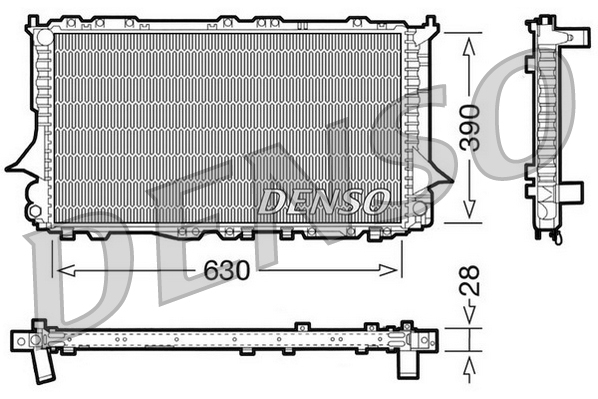 Radiator, racire motor DRM02006 DENSO
