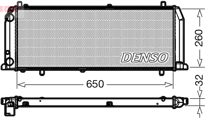 Radiator, racire motor DRM02008 DENSO