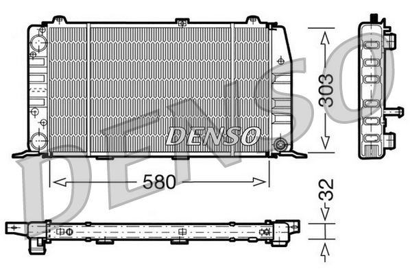 Radiator, racire motor DRM02010 DENSO