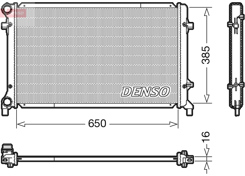 Radiator, racire motor DRM02014 DENSO