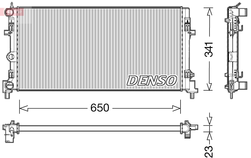 Radiator, racire motor DRM02015 DENSO