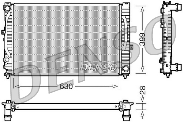 Radiator, racire motor DRM02032 DENSO