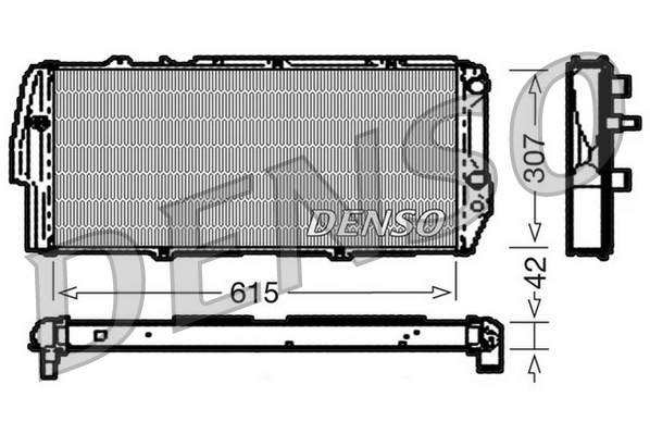 Radiator, racire motor DRM02040 DENSO