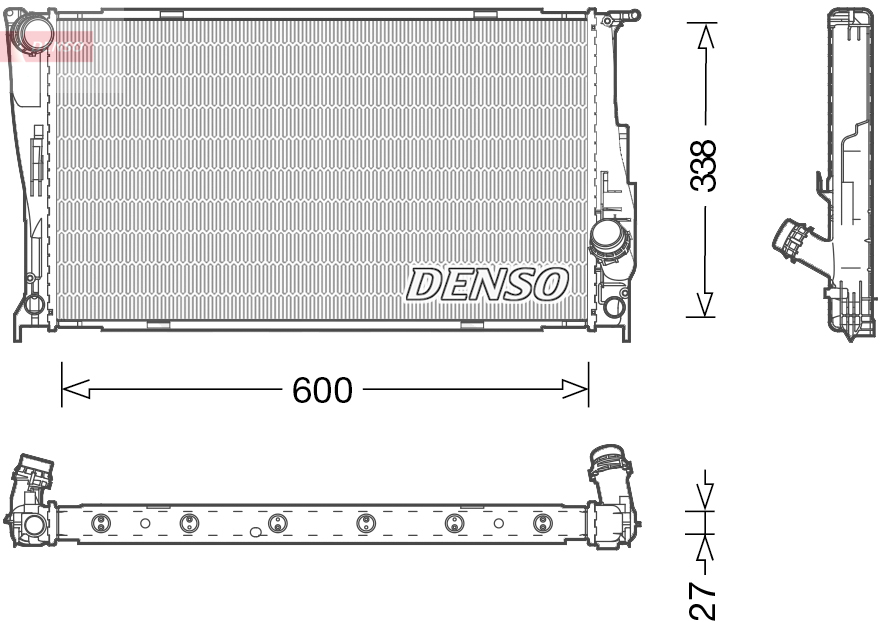 Radiator, racire motor DRM05003 DENSO