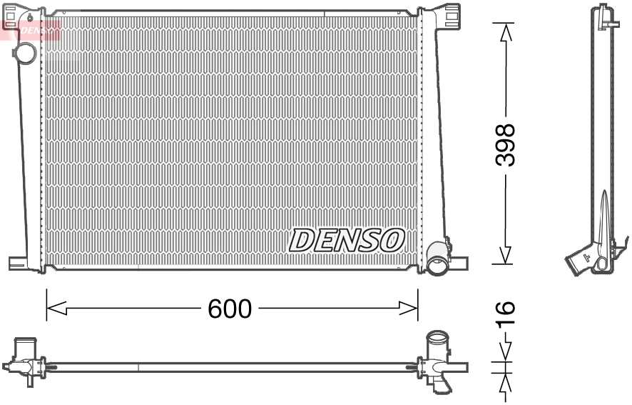 Radiator, racire motor DRM05007 DENSO