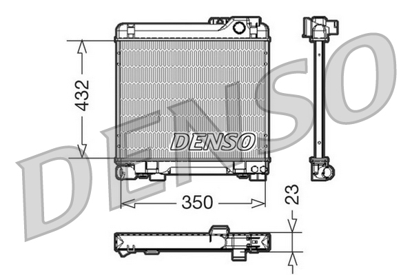 Radiator, racire motor DRM05013 DENSO