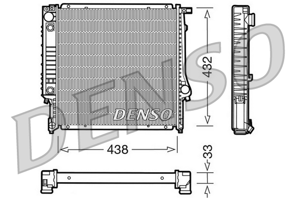 Radiator, racire motor DRM05021 DENSO
