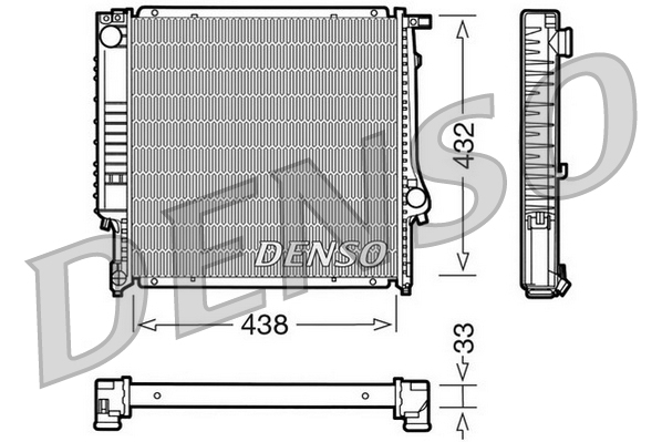 Radiator, racire motor DRM05022 DENSO