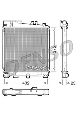 Radiator, racire motor DRM05029 DENSO