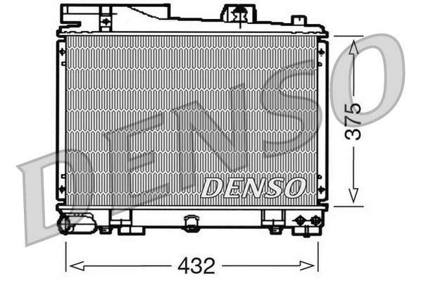Radiator, racire motor DRM05034 DENSO