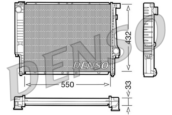 Radiator, racire motor DRM05041 DENSO