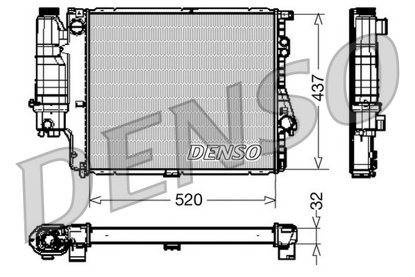 Radiator, racire motor DRM05043 DENSO