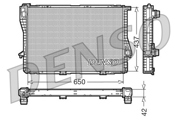 Radiator, racire motor DRM05047 DENSO