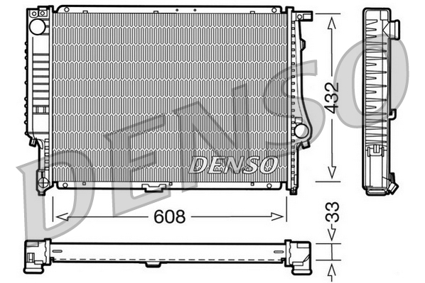 Radiator, racire motor DRM05052 DENSO