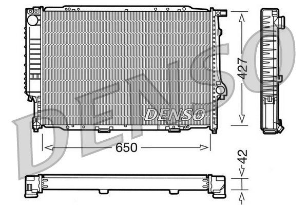 Radiator, racire motor DRM05056 DENSO