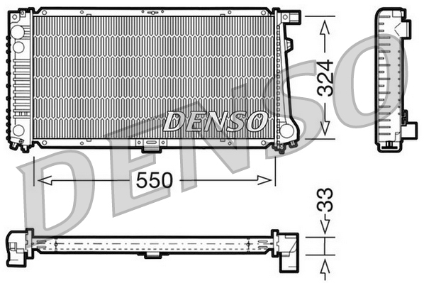 Radiator, racire motor DRM05058 DENSO