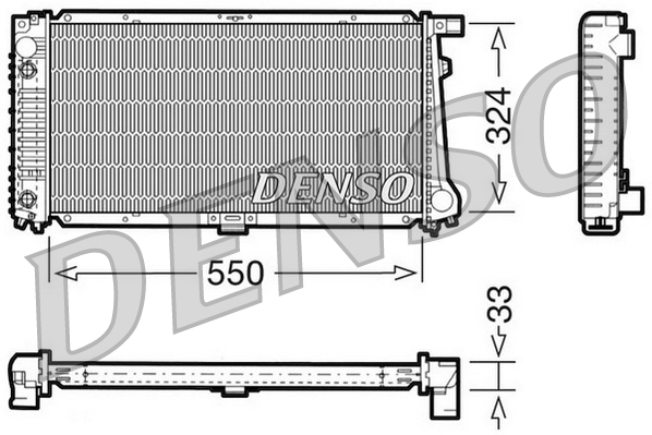 Radiator, racire motor DRM05059 DENSO