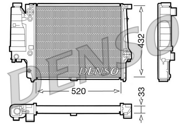 Radiator, racire motor DRM05060 DENSO