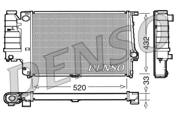 Radiator, racire motor DRM05063 DENSO