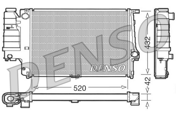 Radiator, racire motor DRM05064 DENSO