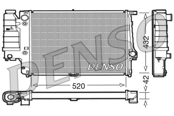 Radiator, racire motor DRM05065 DENSO