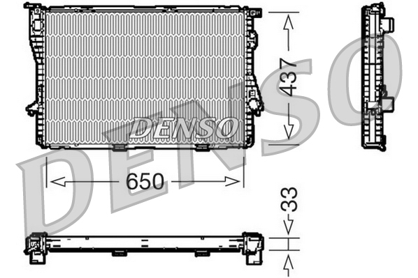 Radiator, racire motor DRM05067 DENSO