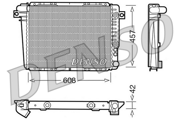 Radiator, racire motor DRM05070 DENSO