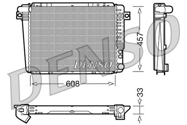 Radiator, racire motor DRM05071 DENSO