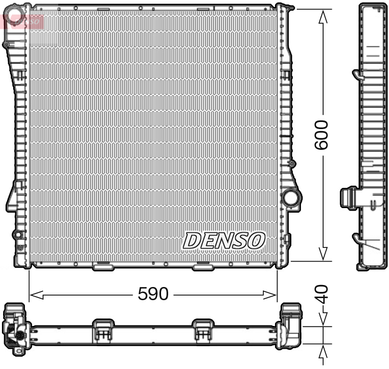 Radiator, racire motor DRM05112 DENSO