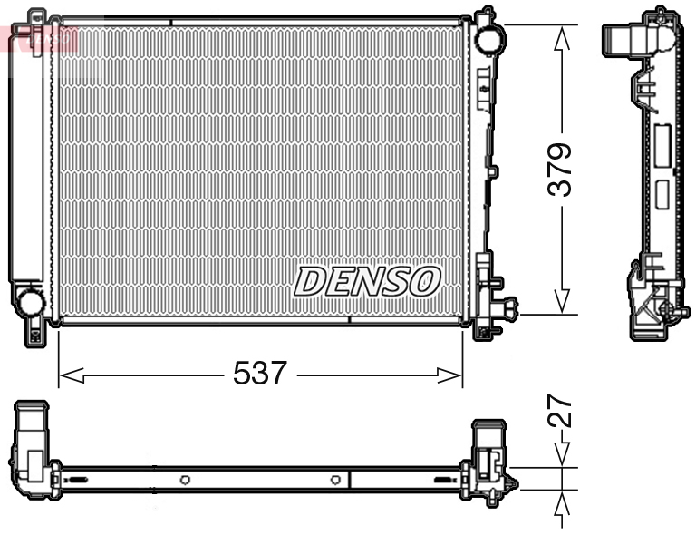 Radiator, racire motor DRM06003 DENSO