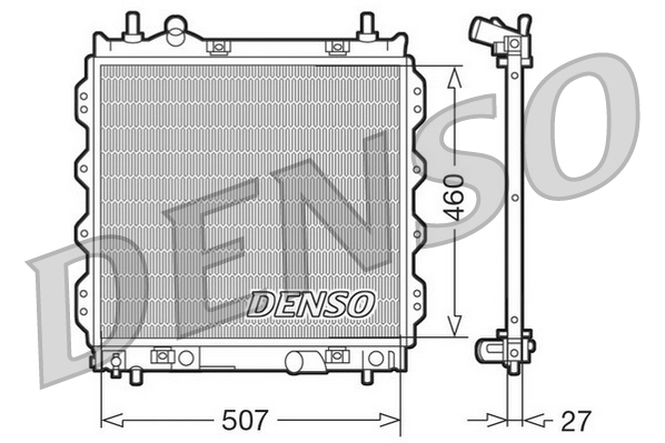 Radiator, racire motor DRM06005 DENSO