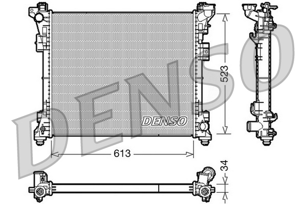 Radiator, racire motor DRM06006 DENSO