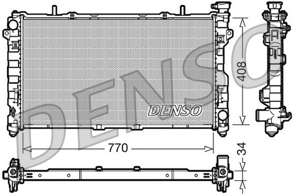 Radiator, racire motor DRM06012 DENSO