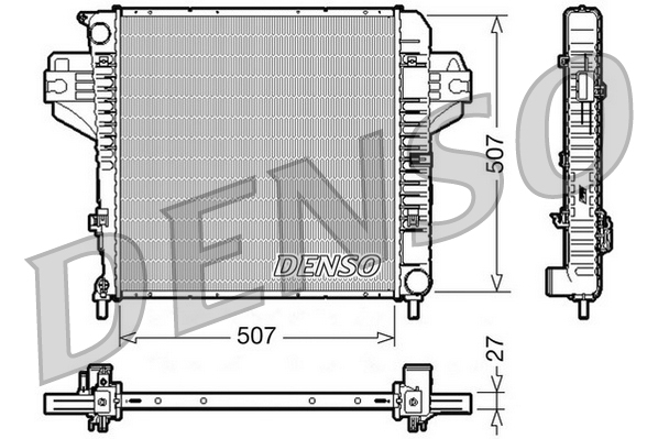 Radiator, racire motor DRM06030 DENSO