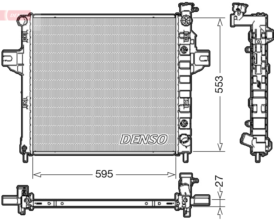 Radiator, racire motor DRM06032 DENSO