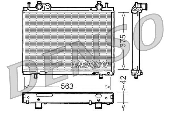 Radiator, racire motor DRM09021 DENSO