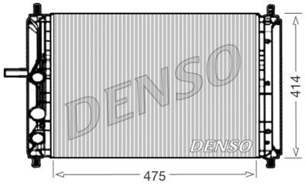 Radiator, racire motor DRM09033 DENSO
